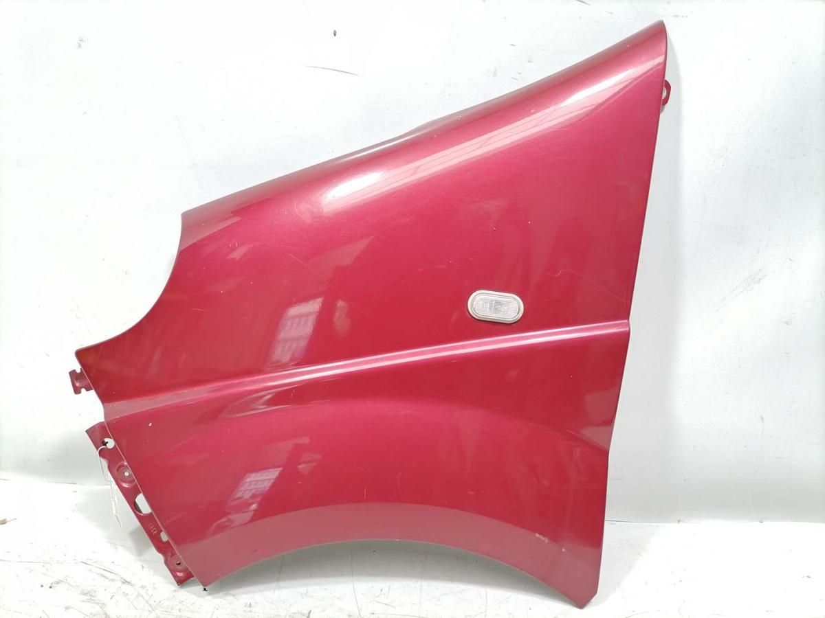 Renault Trafic 2 original Kotfl&uuml;gel vorn links NV713 Rouge Cerise Facelift Bj.2008